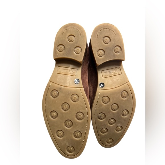 Donald J. Pliner Brown Suede Loafers - Picture 2 of 3